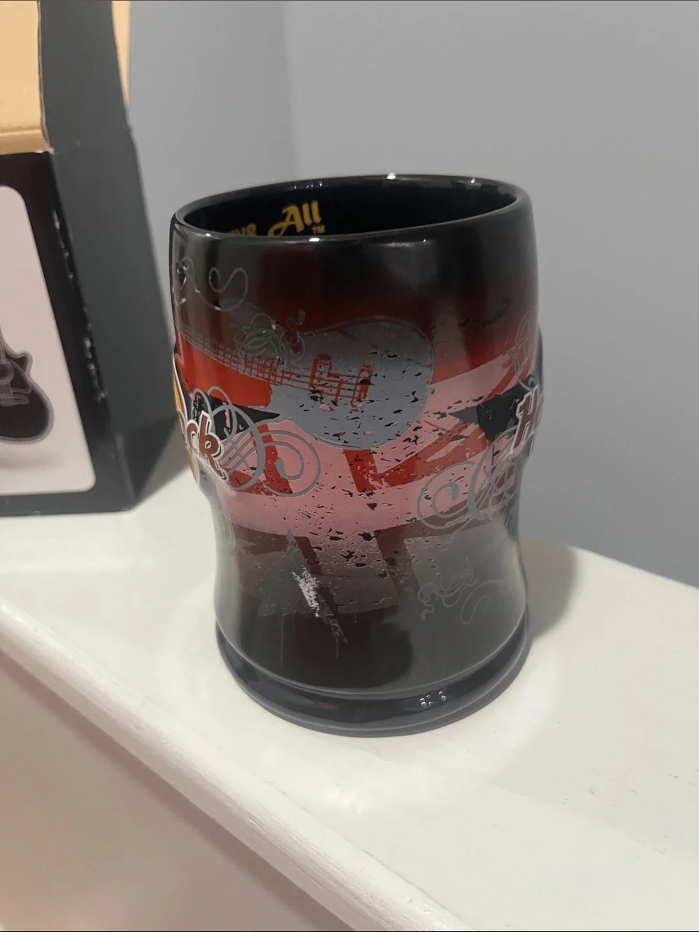 Hard Rock Café HRC Paris Guitar Handle Mug New in Box Hard Rock Cafe Collectors